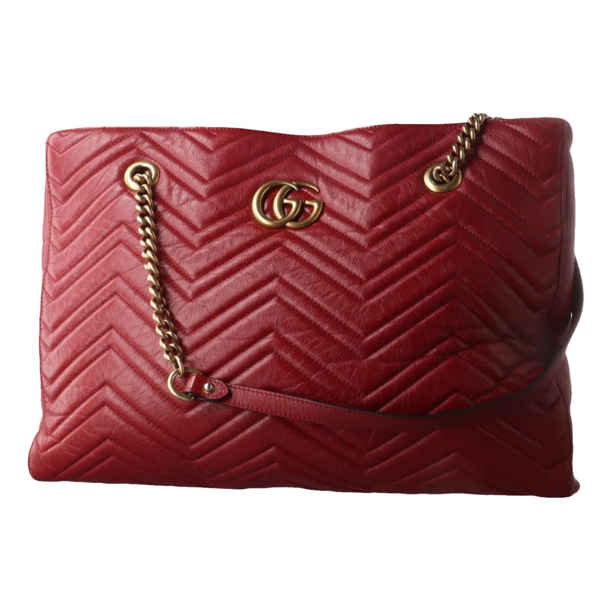 GG Marmont Chain leather tote