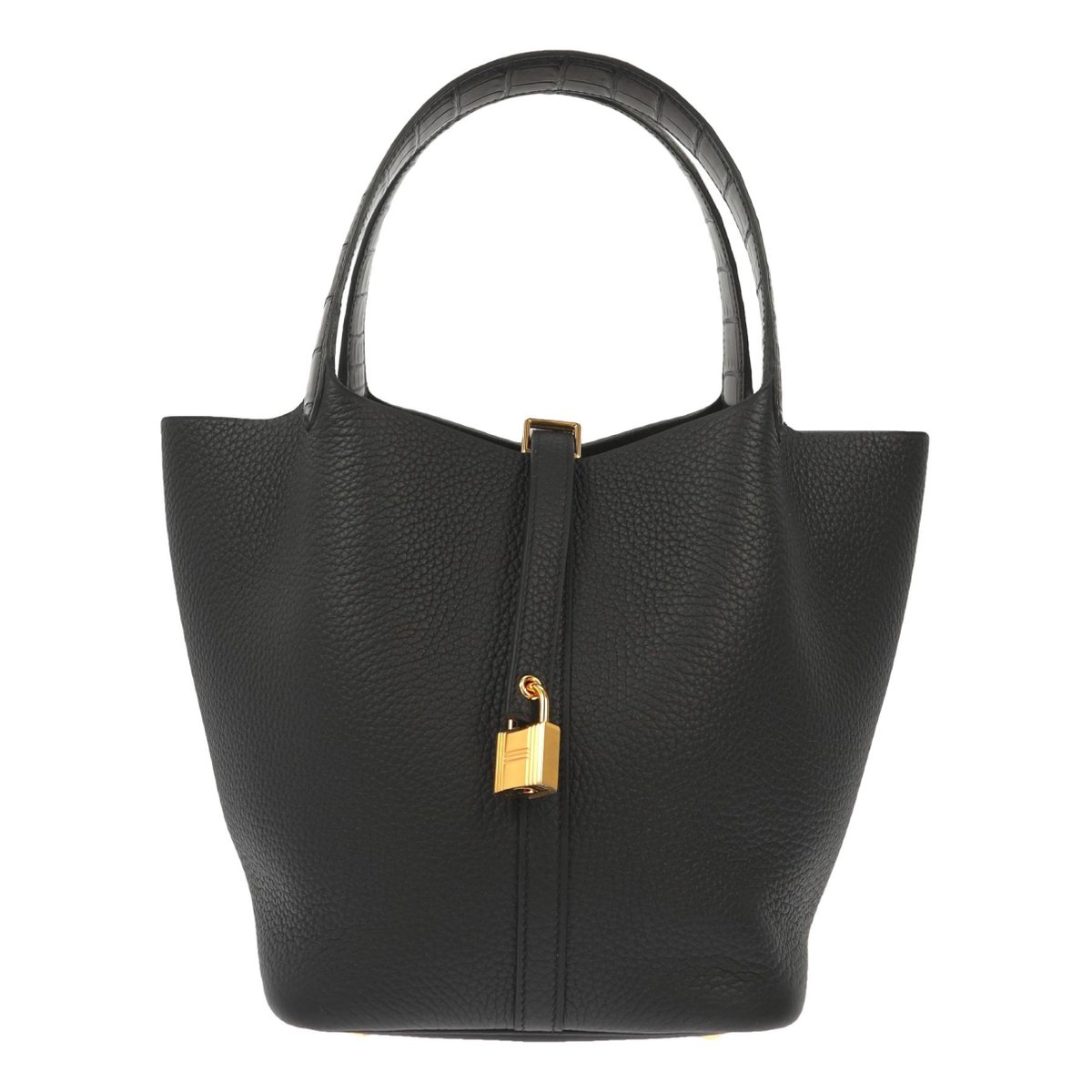 Picotin leather handbag