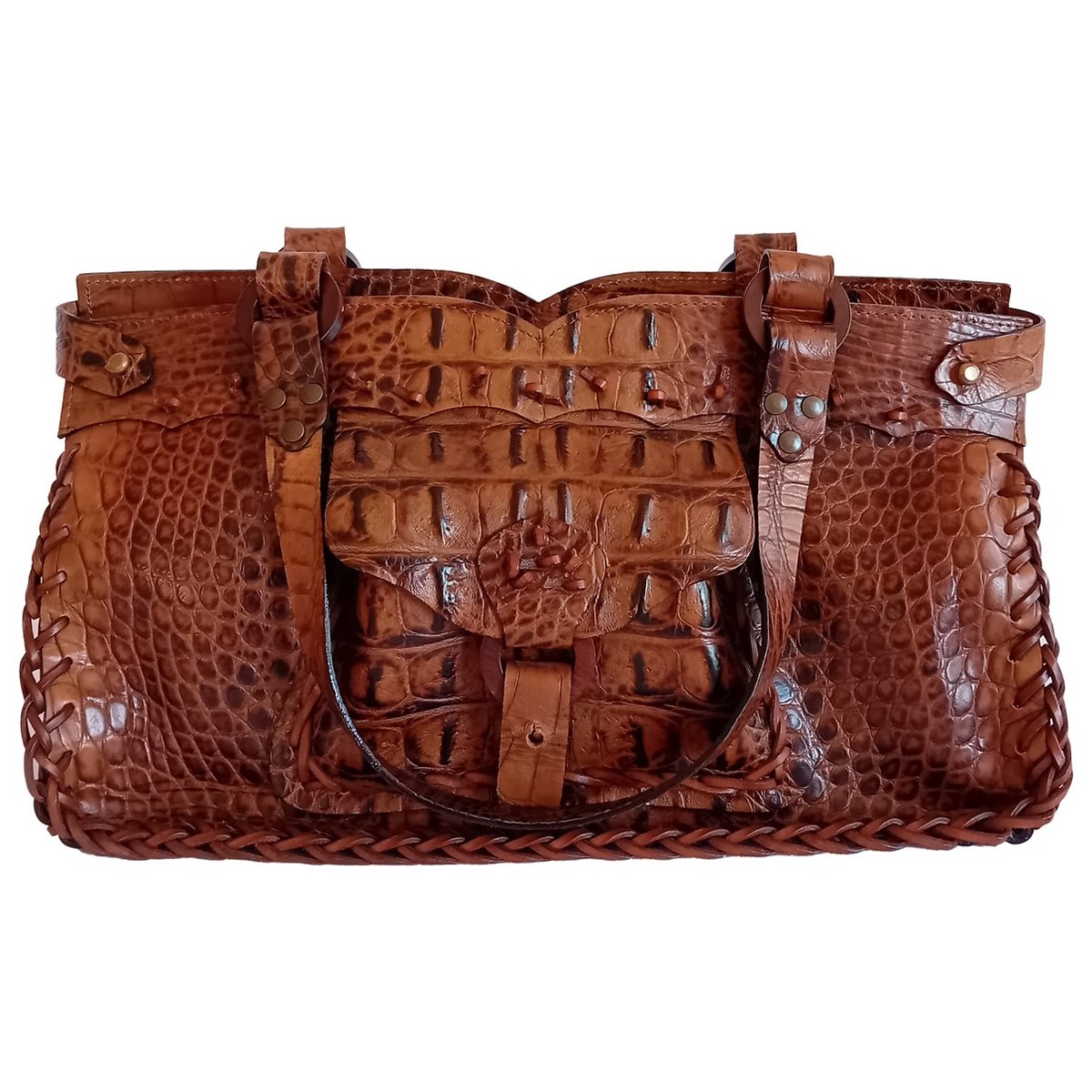Leather handbag