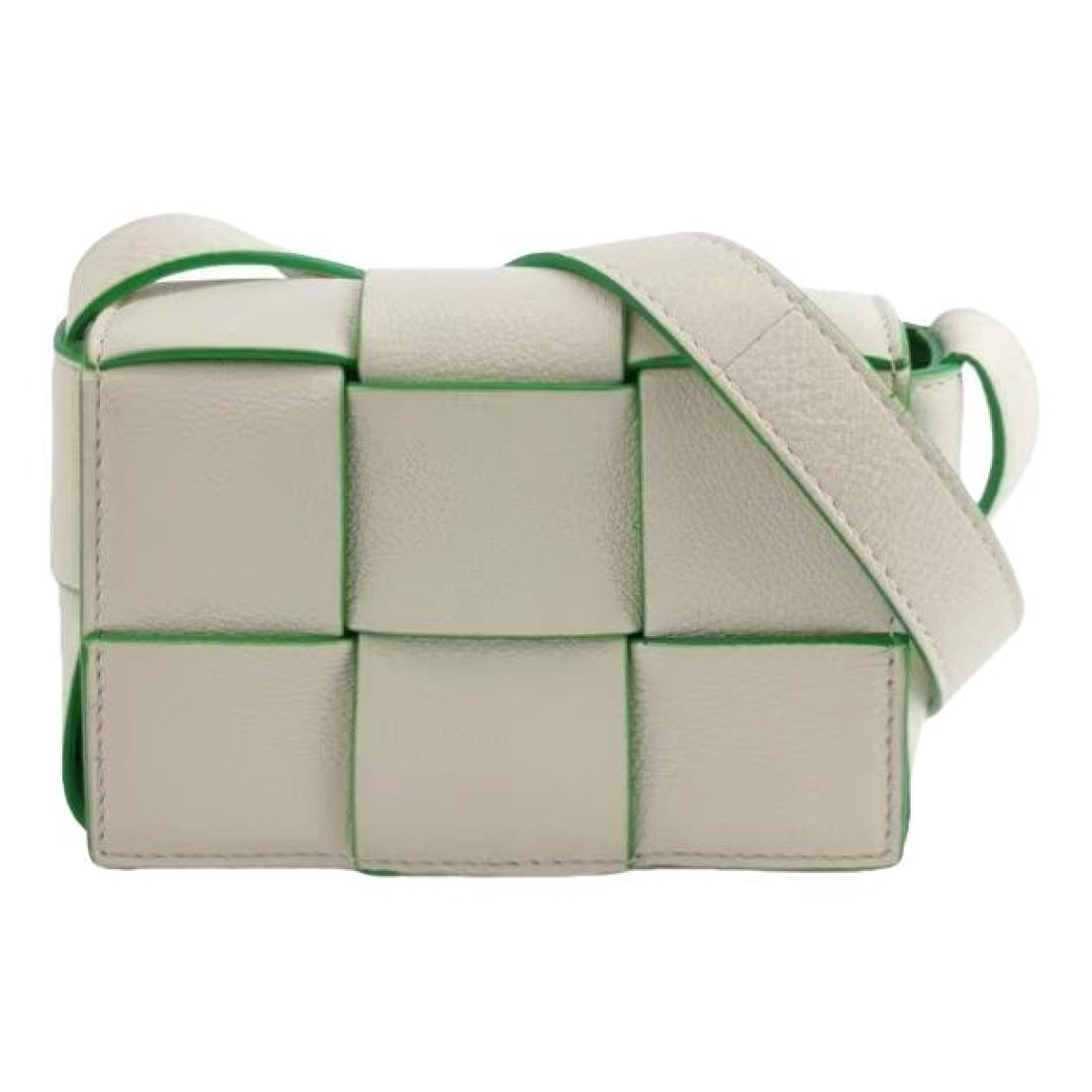Cassette leather handbag