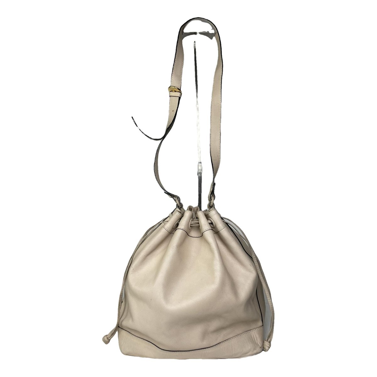 Twist leather handbag