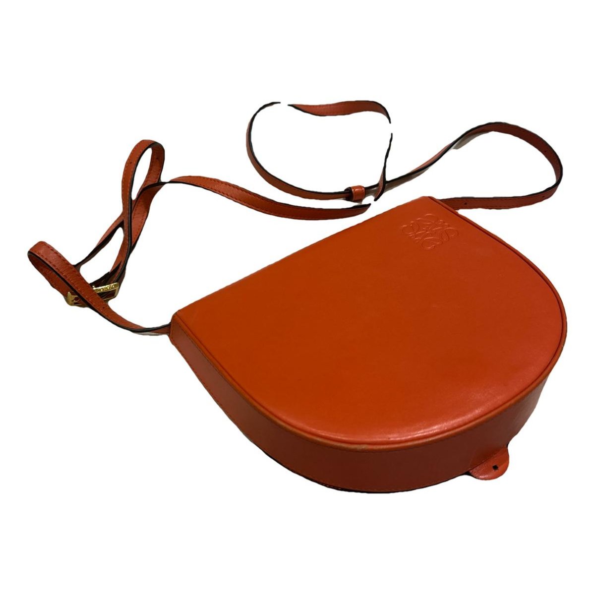 Heel leather crossbody bag