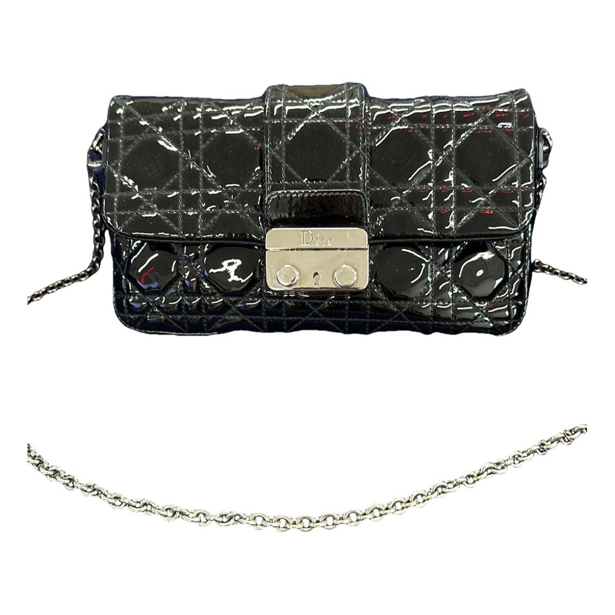 Miss Dior patent leather crossbody bag