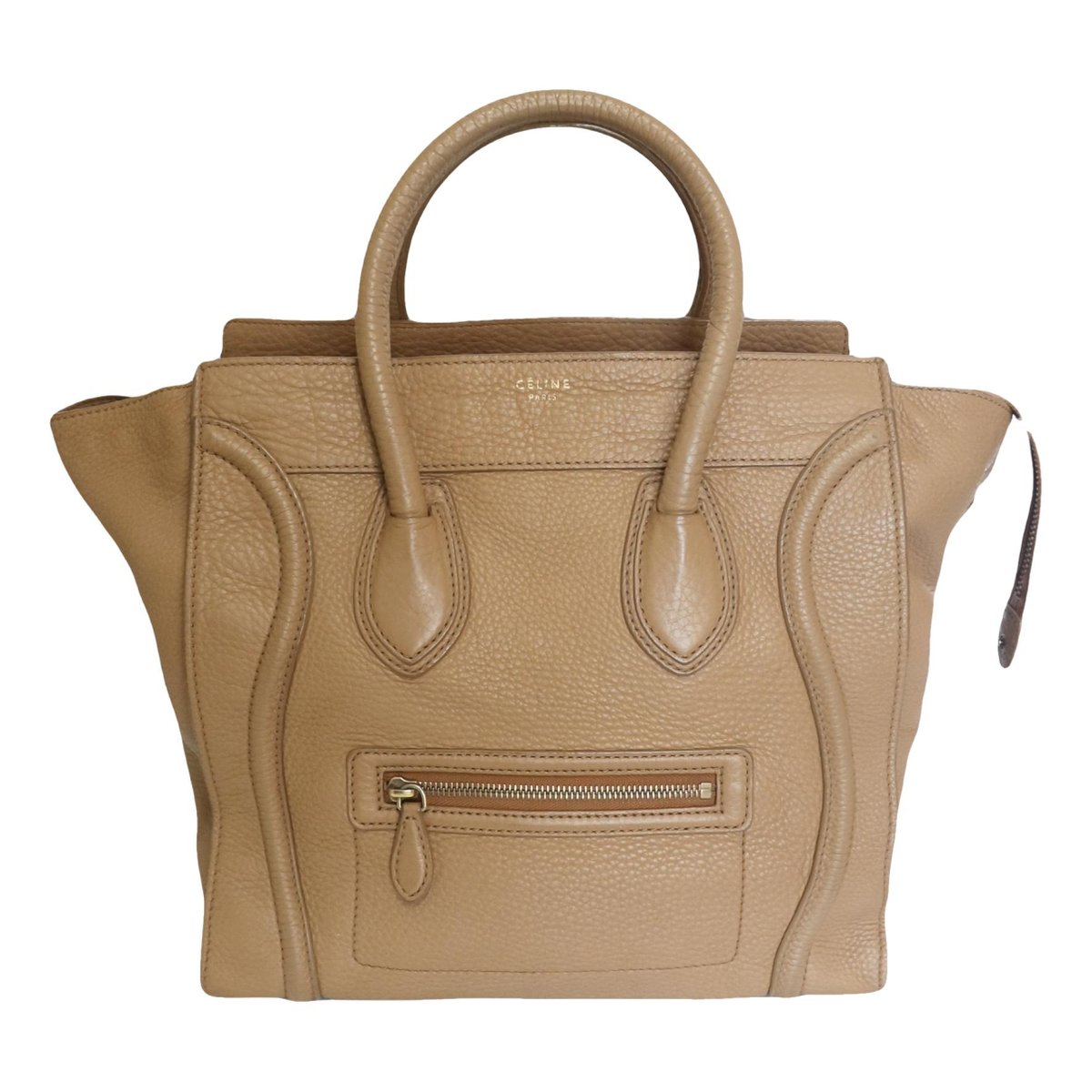 Luggage leather tote