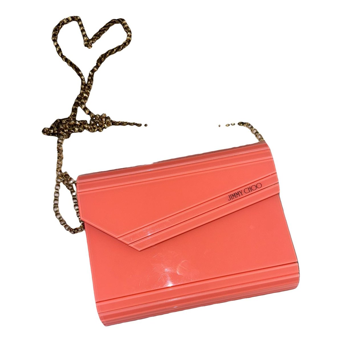 Candy vinyl clutch bag