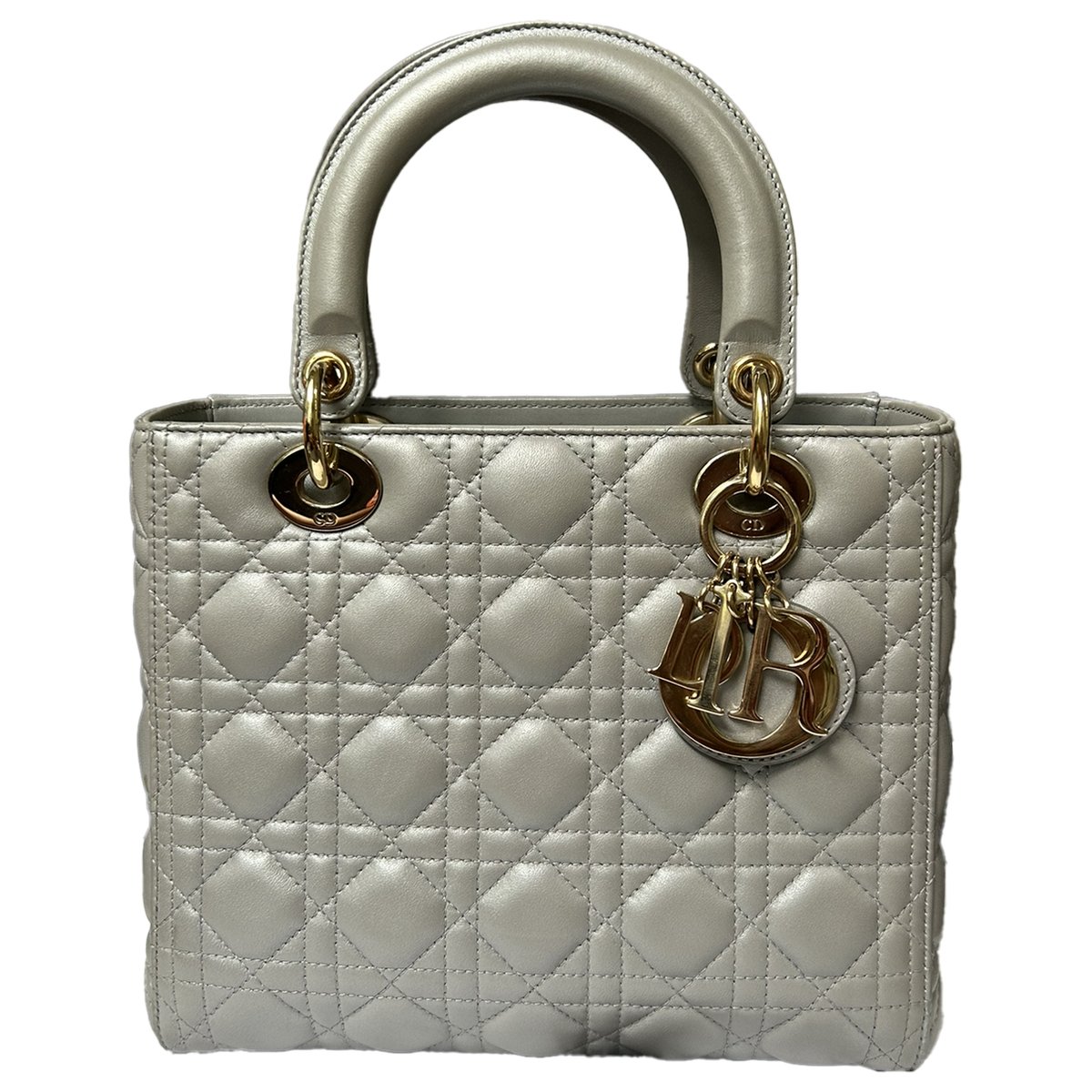 Lady Dior leather handbag