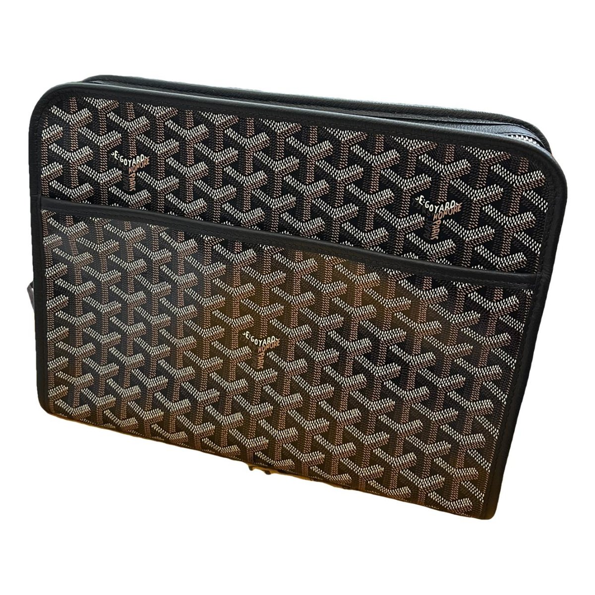 Jouvence leather clutch bag