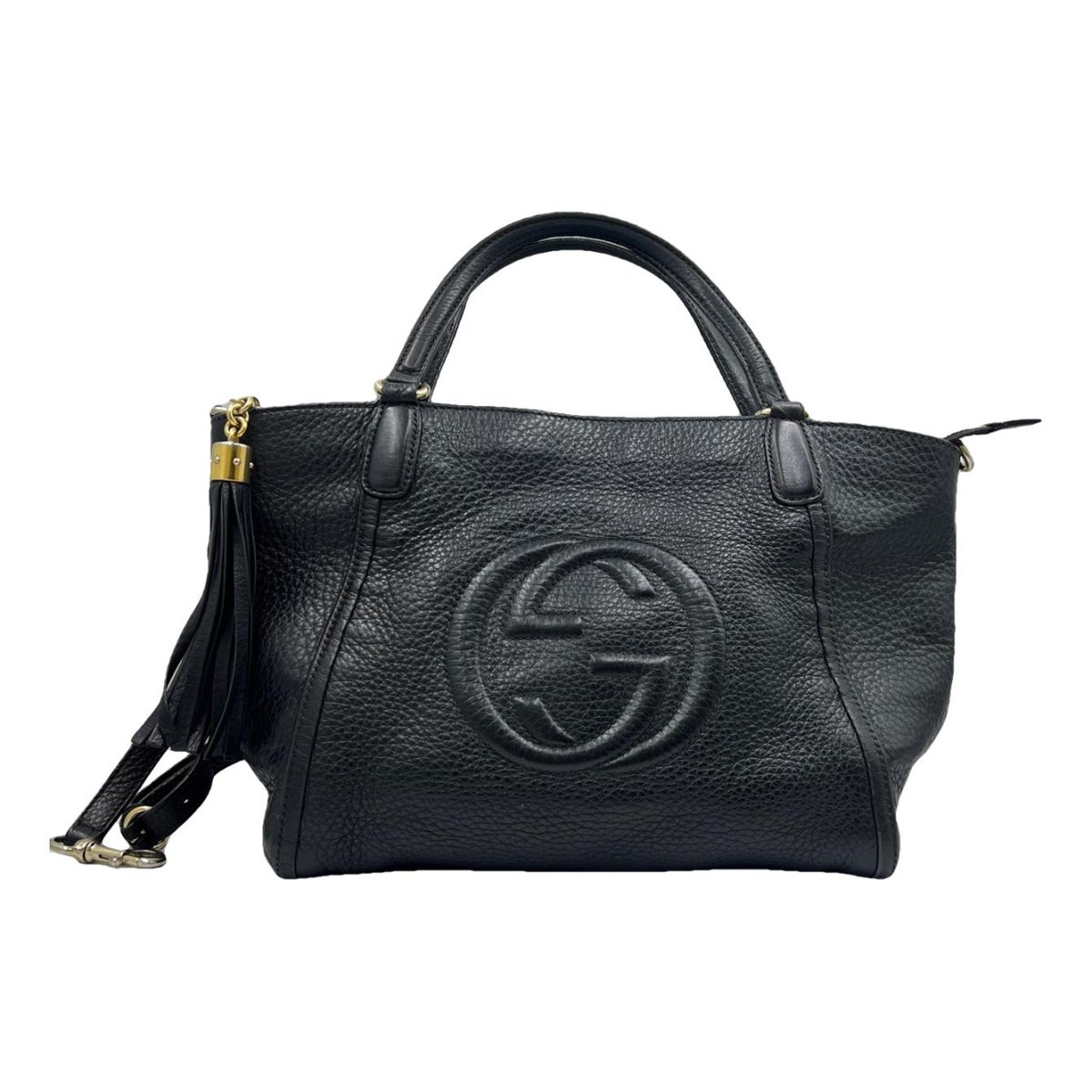 Soho Top Handle leather handbag