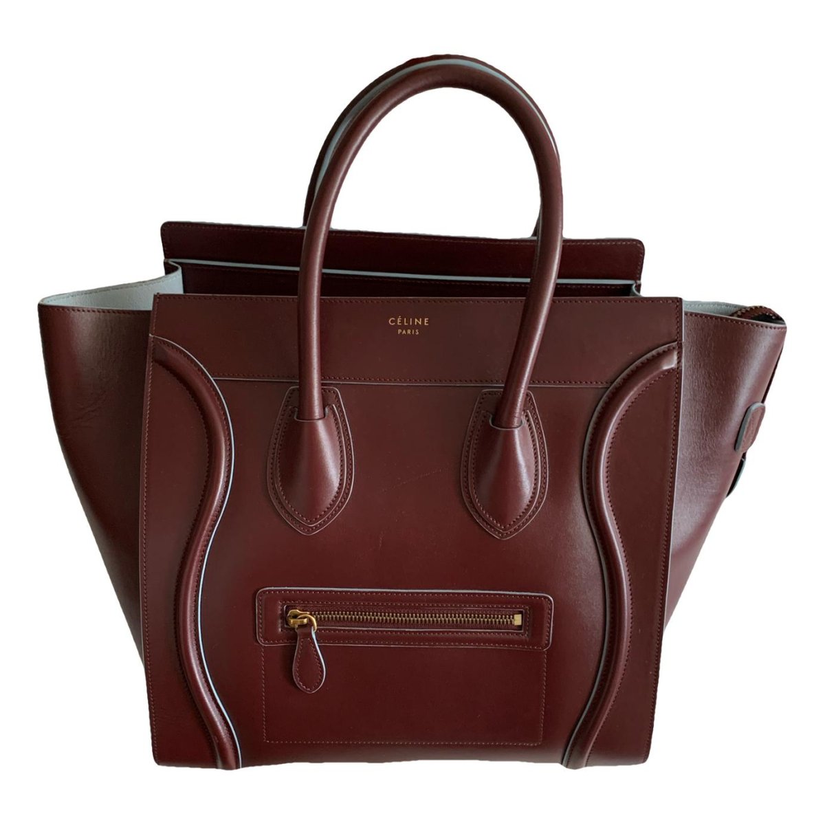 Luggage leather handbag