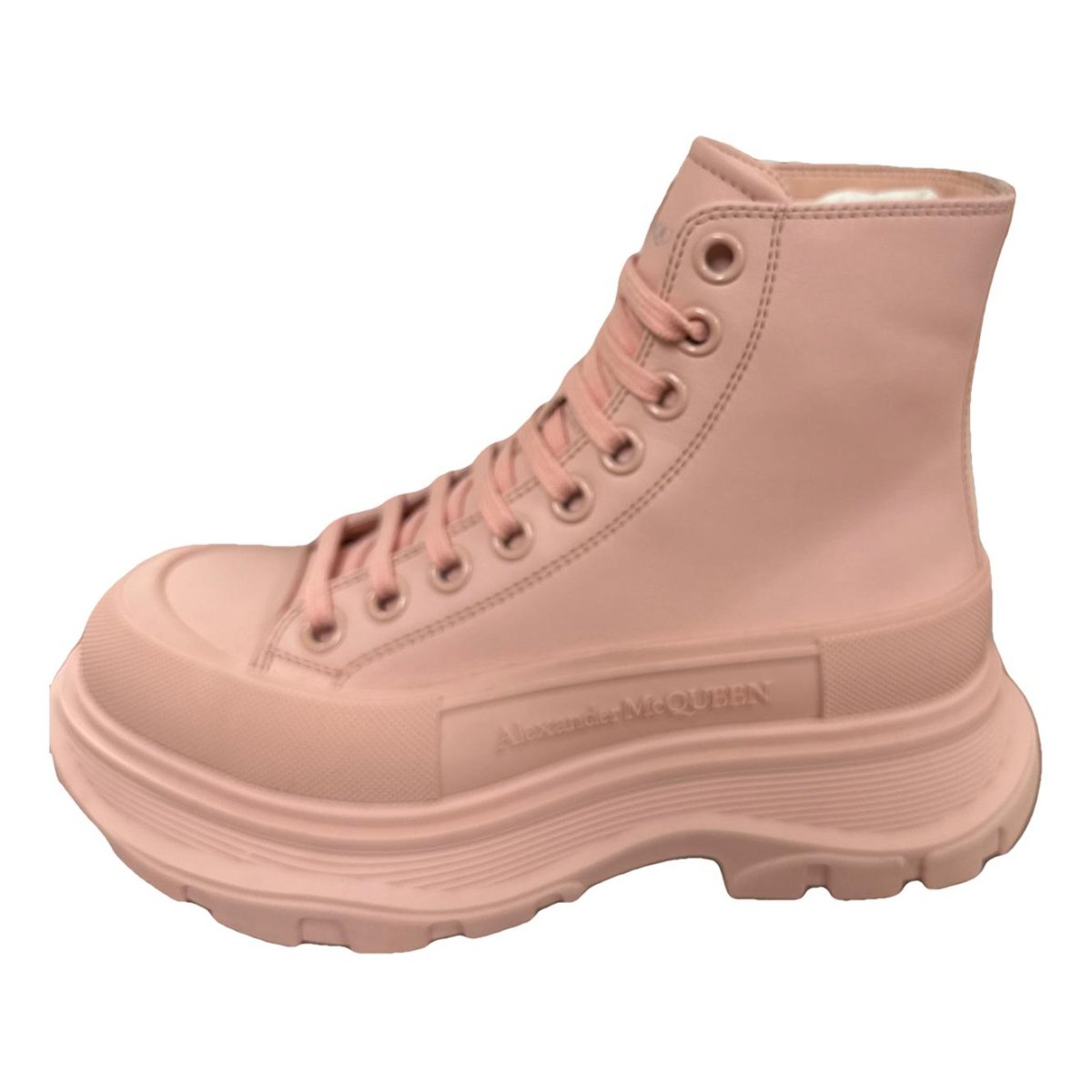 Tread Slick leather trainers