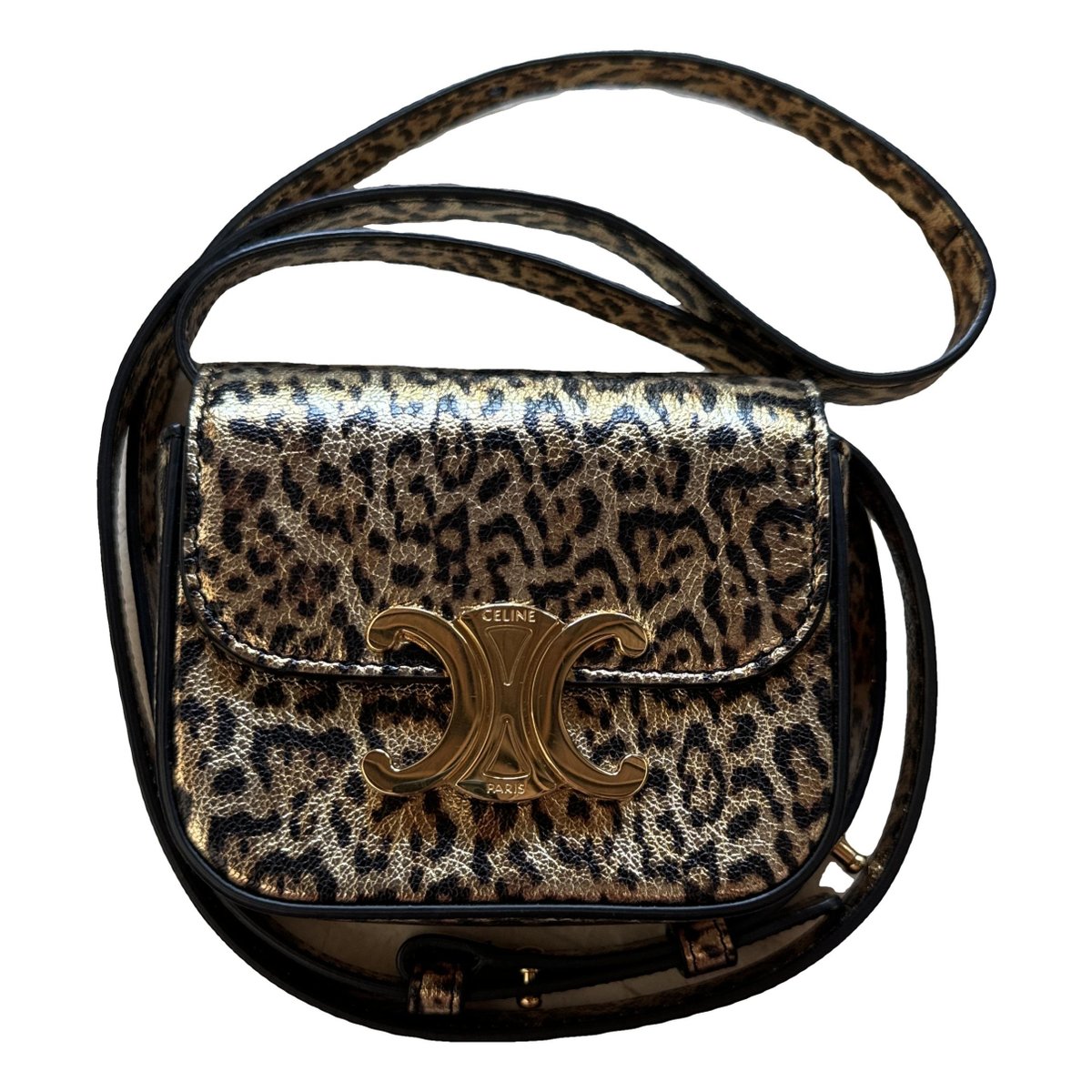 Triomphe leather handbag