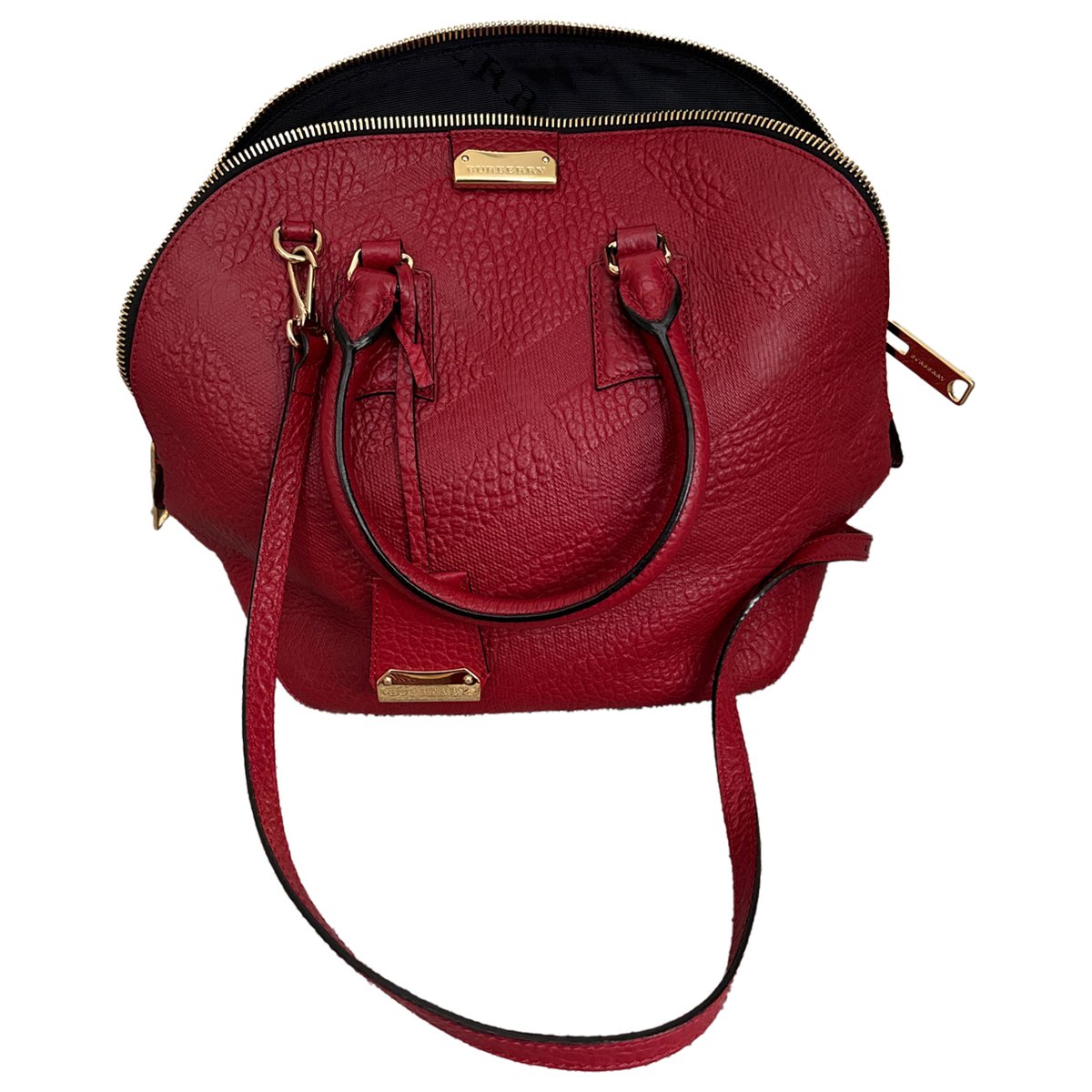Orchard leather bowling bag