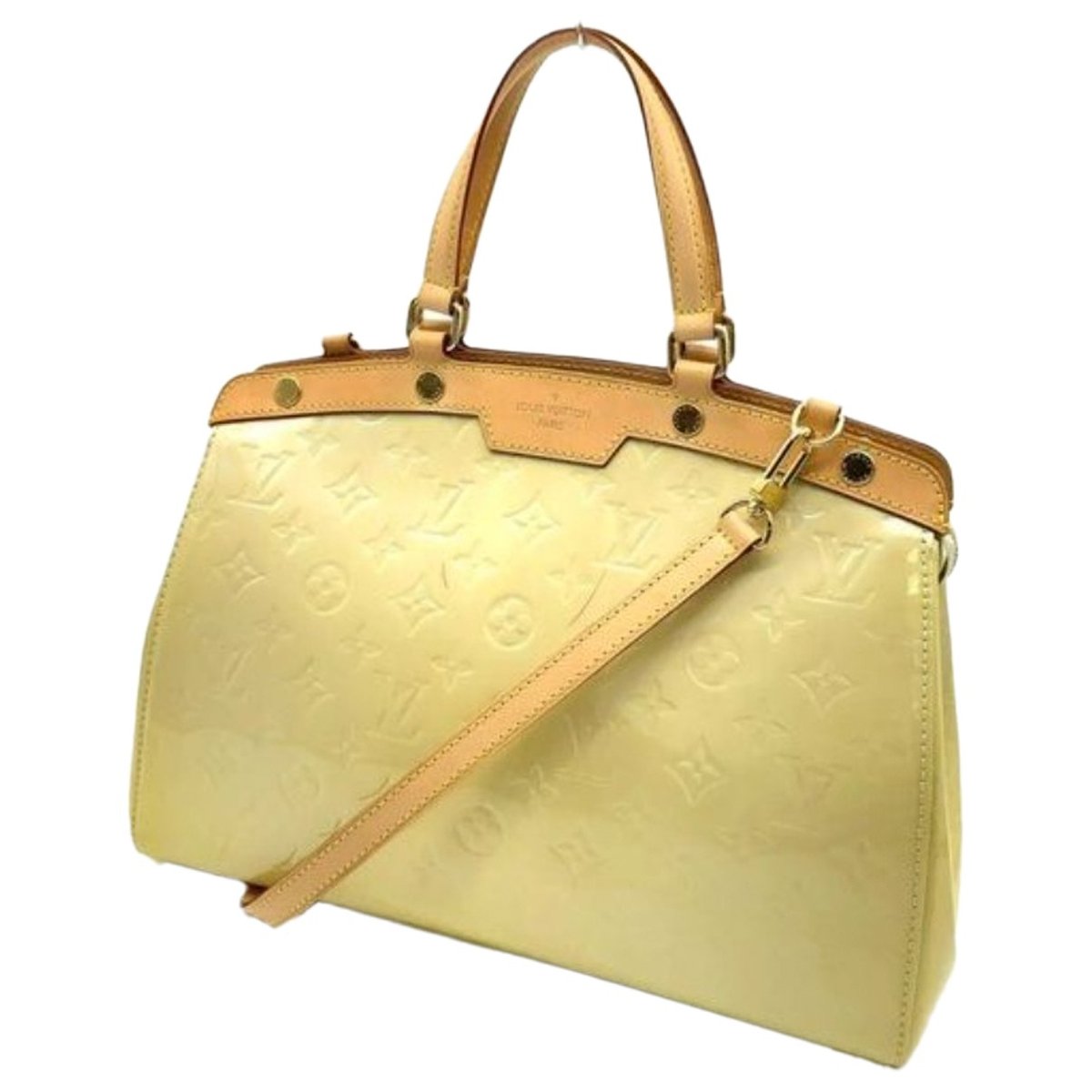 Bréa patent leather handbag