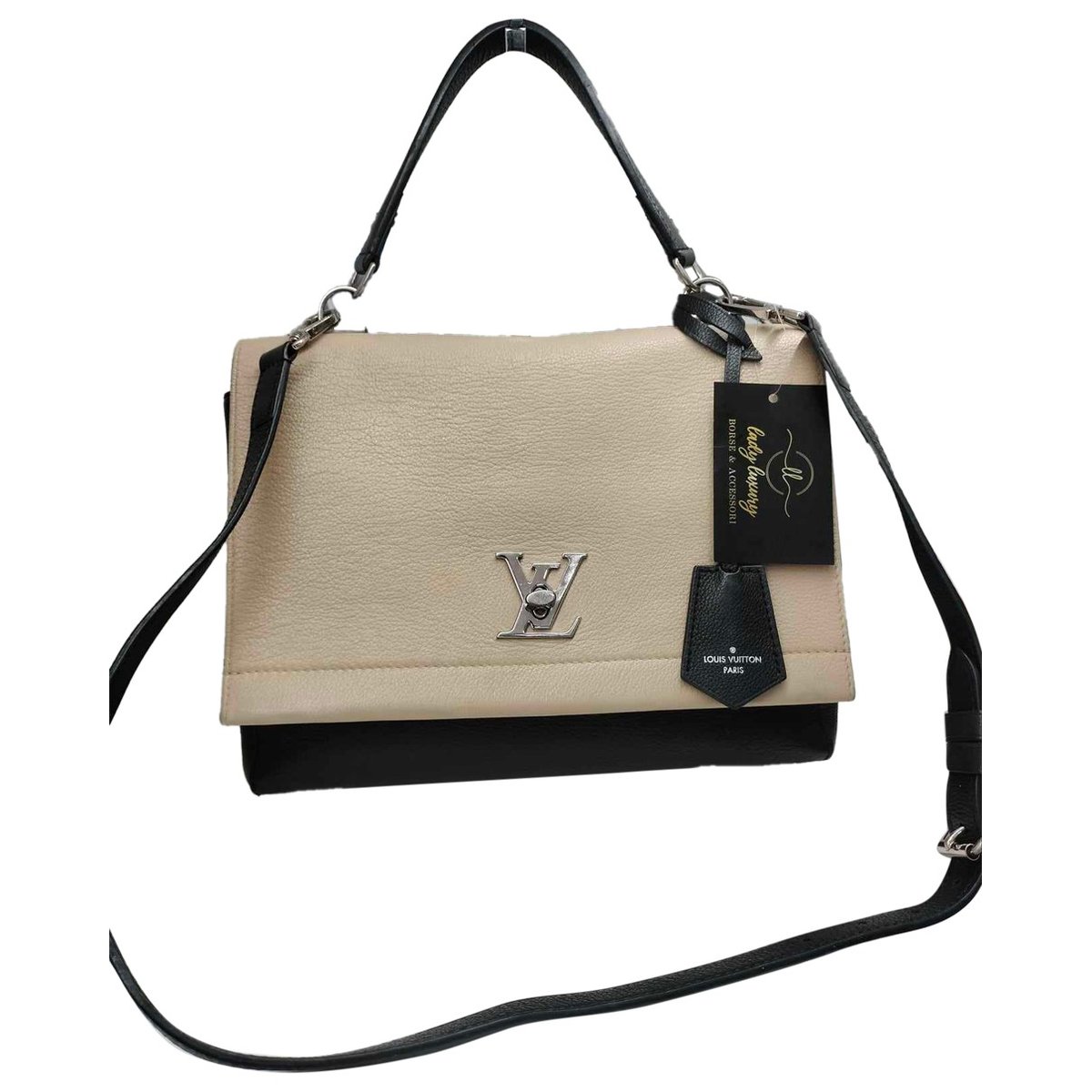 Lockme leather crossbody bag