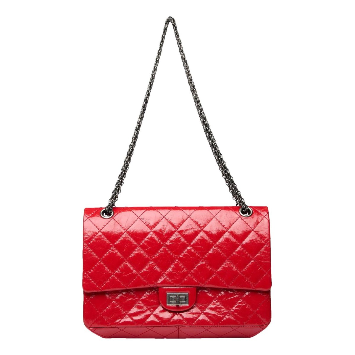 2.55 patent leather handbag