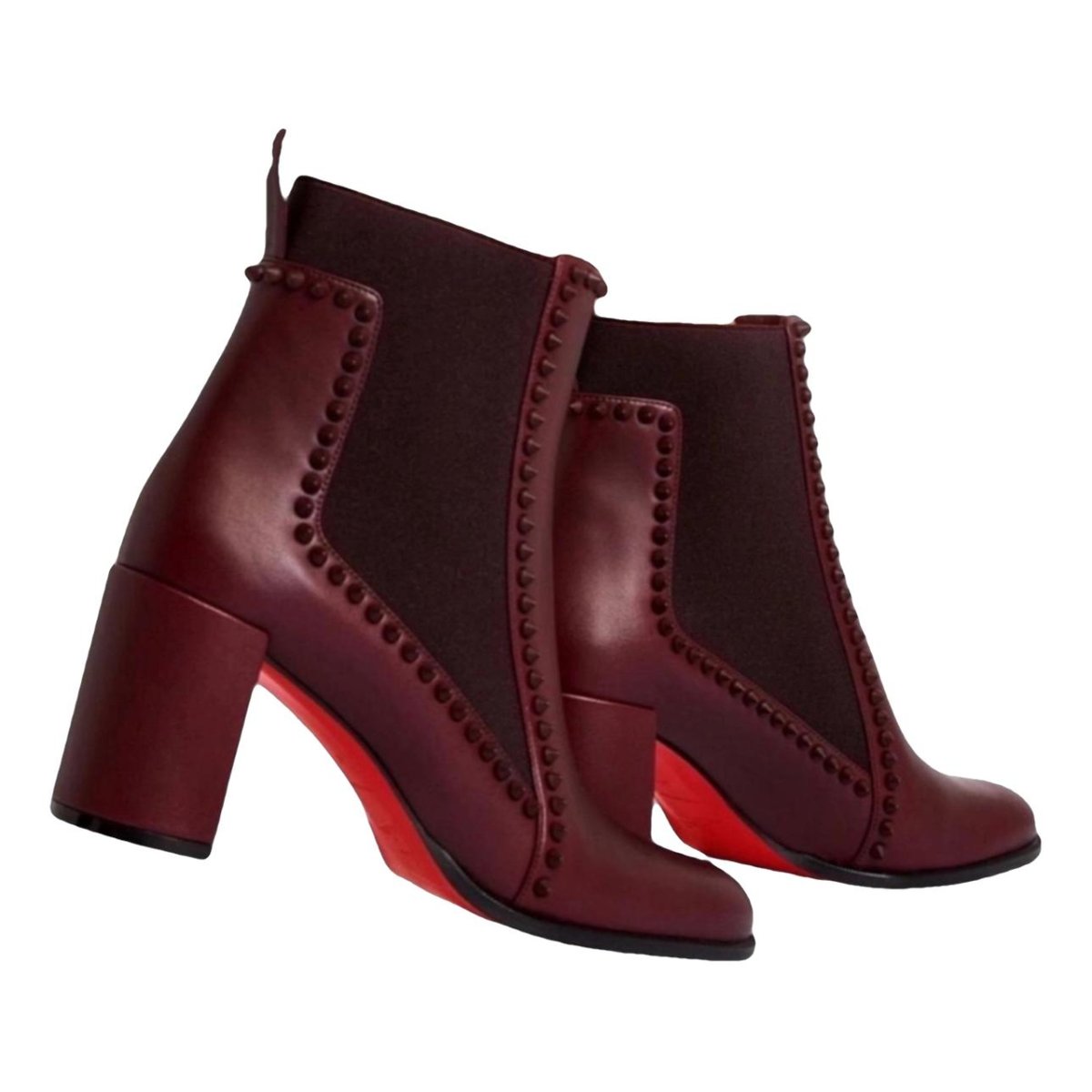 Suzy Folk leather ankle boots