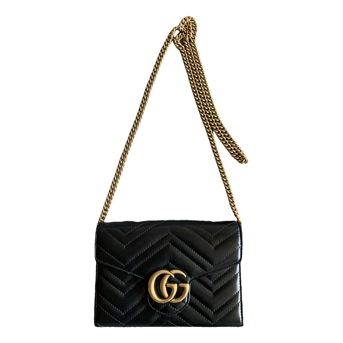 GG Marmont Chain leather crossbody bag