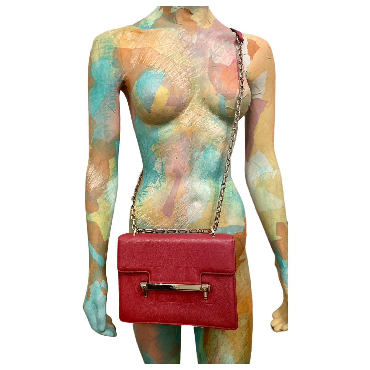Uptown leather crossbody bag
