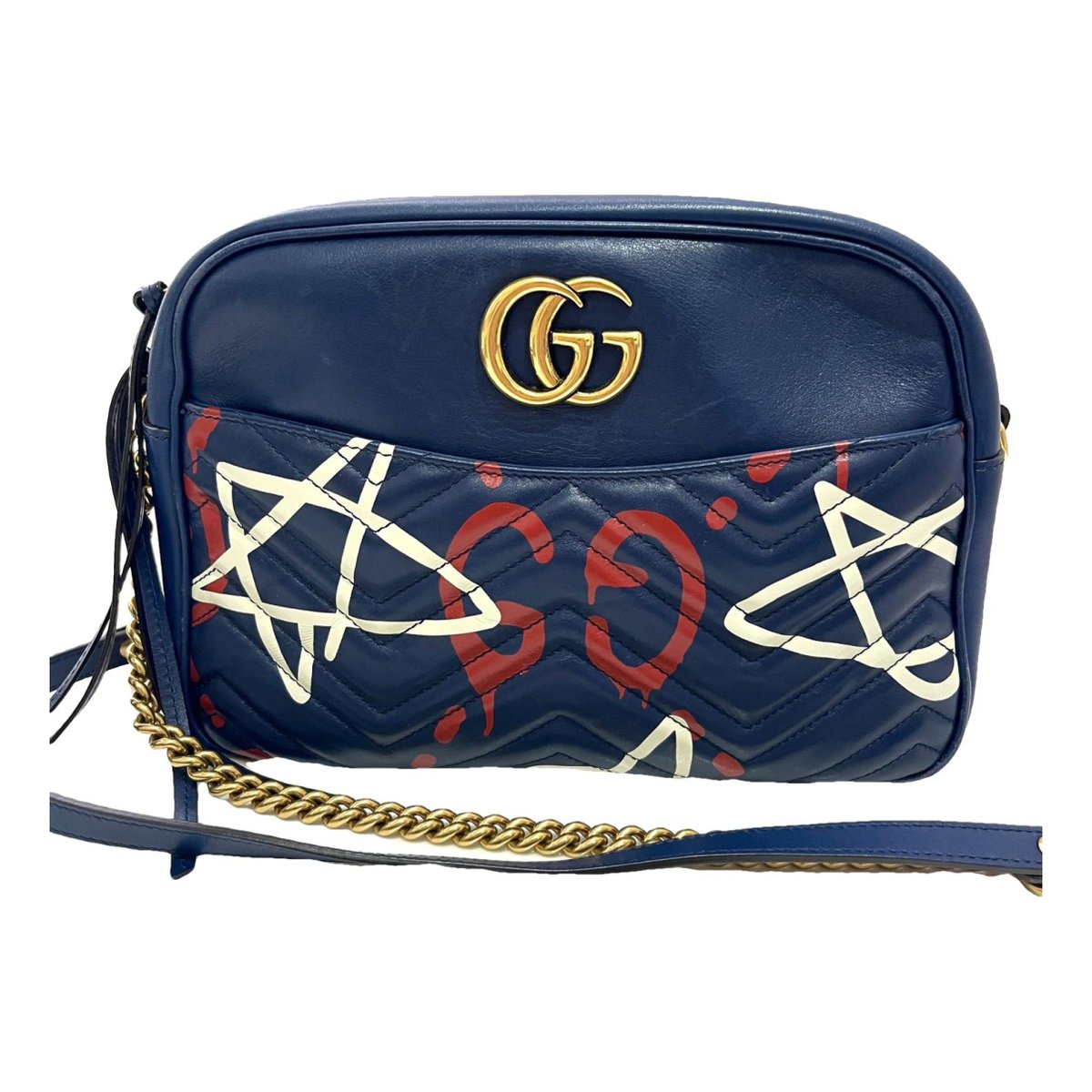 GG Marmont Chain Matelasse leather handbag