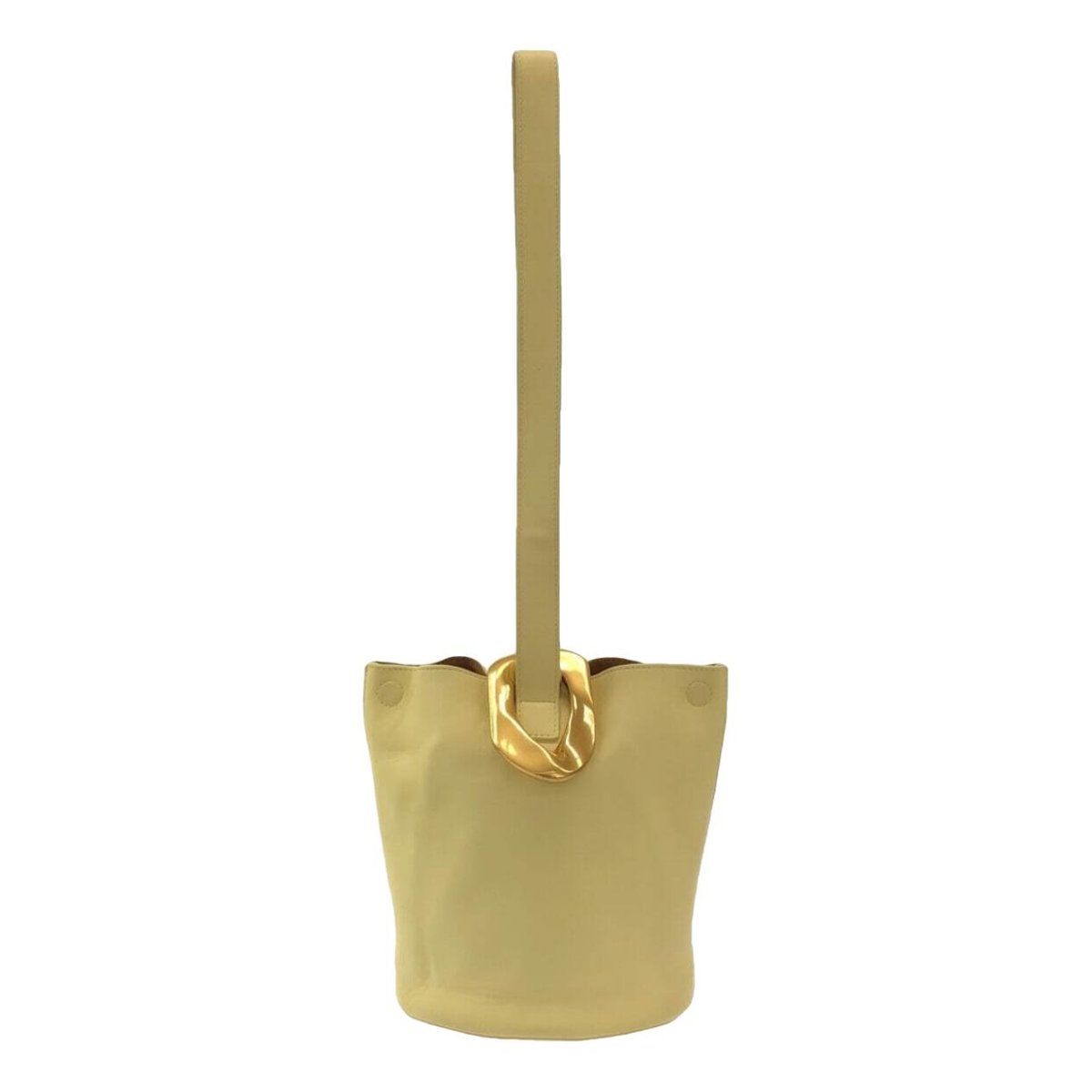Drop leather handbag