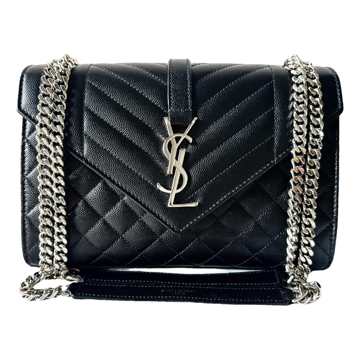 Envelope leather crossbody bag