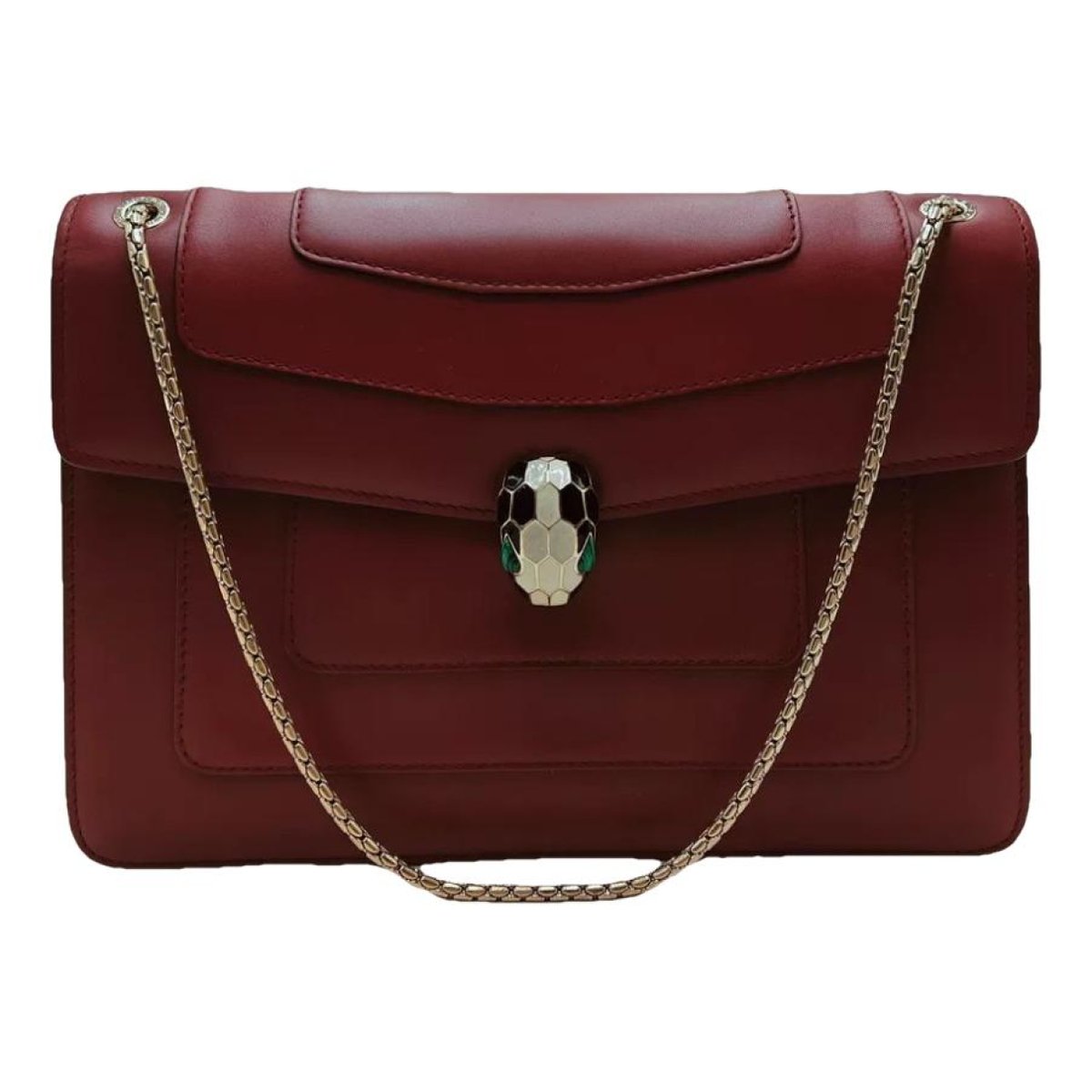 Serpenti leather crossbody bag