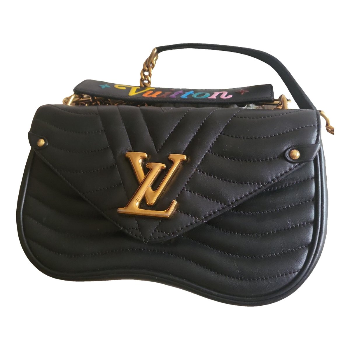 New Wave leather handbag