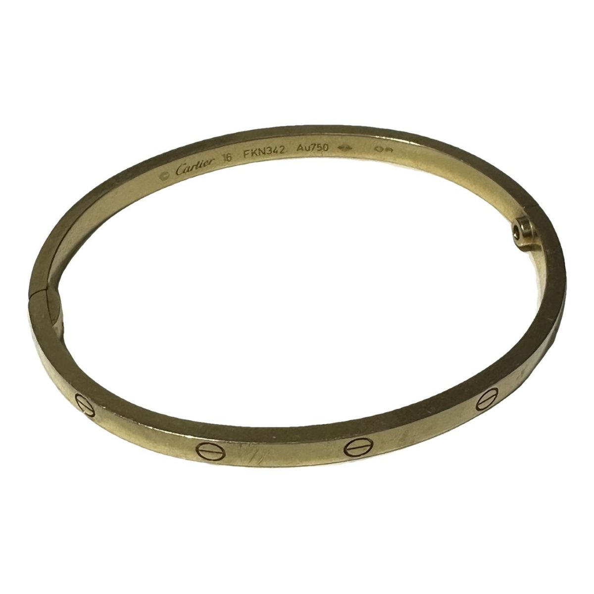 Love PM yellow gold bracelet