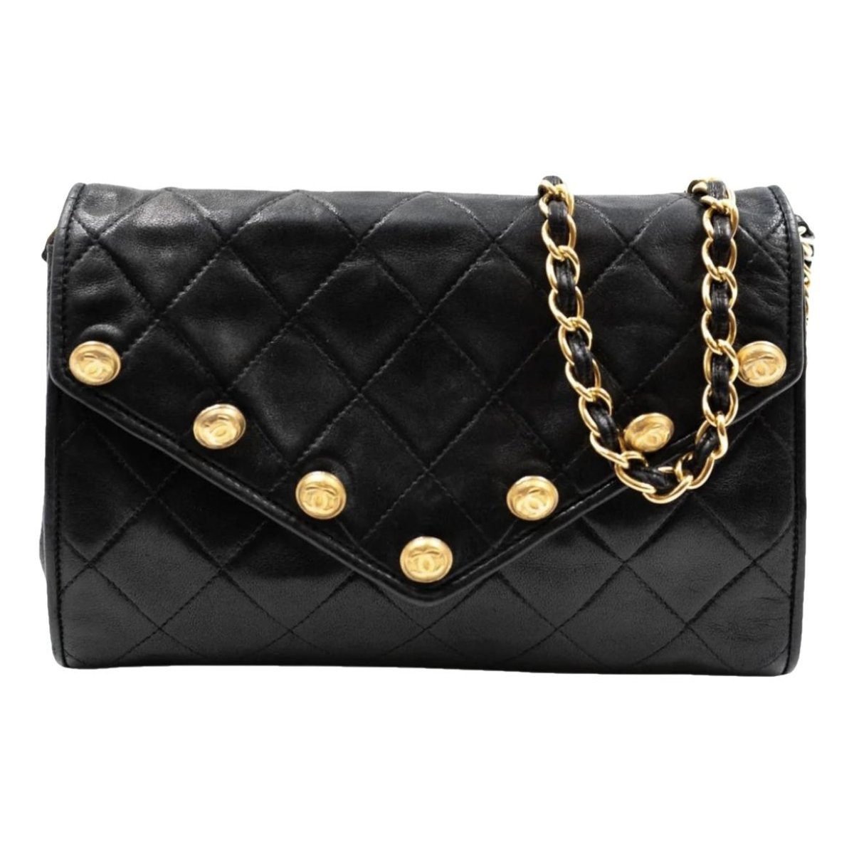 Trendy CC Flap leather handbag