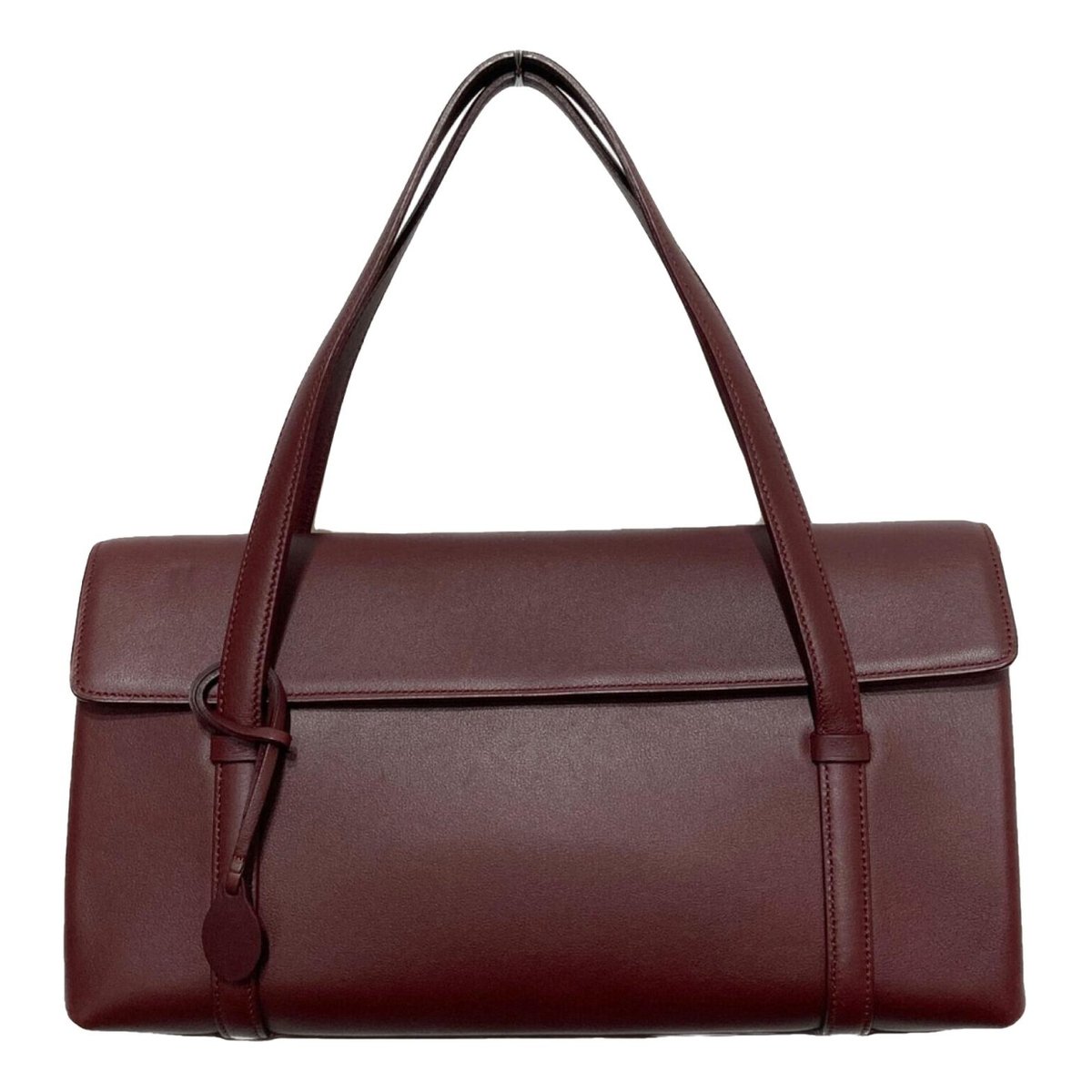 Cabochon leather handbag