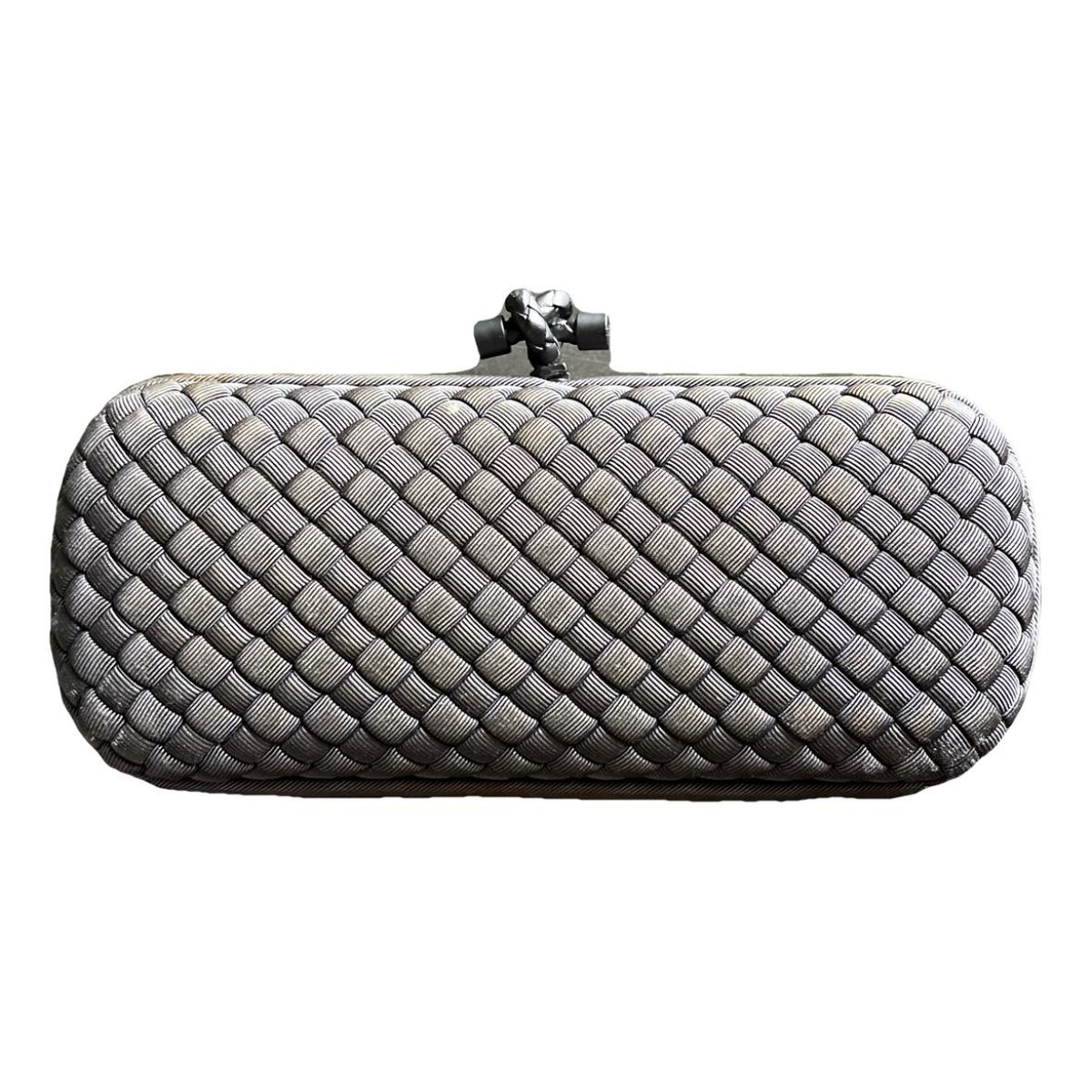 Pochette Knot silk clutch bag