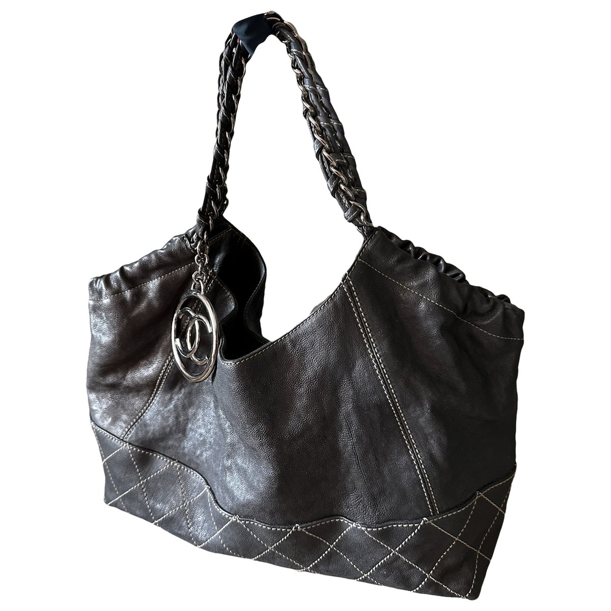 Coco Cabas leather tote