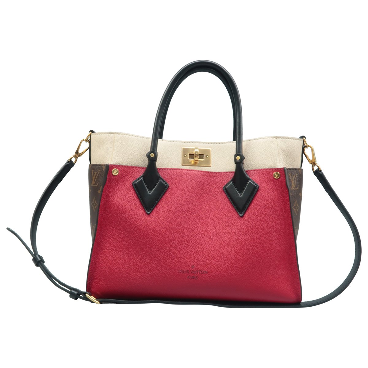 On My Side leather satchel