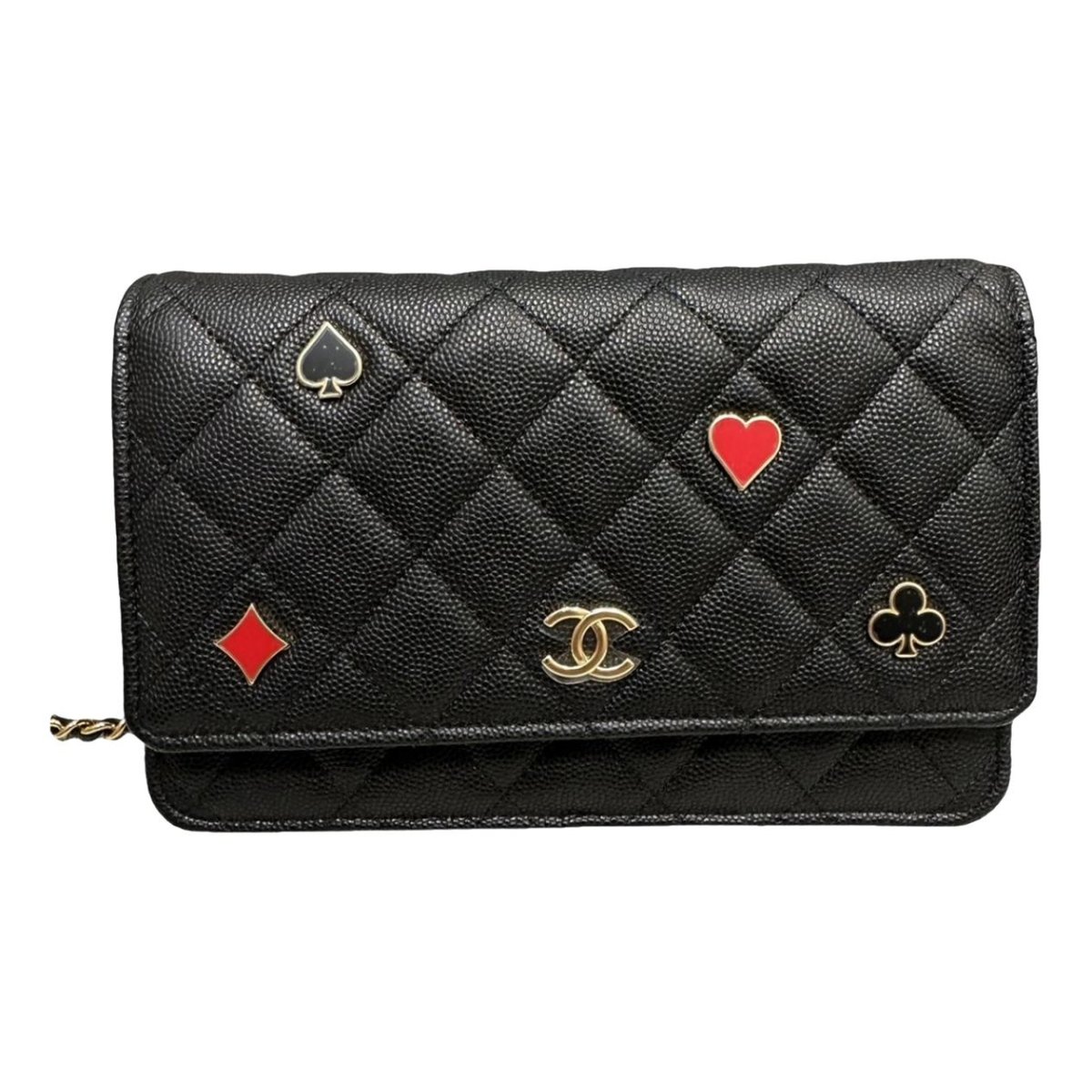 Wallet On Chain Timeless/Classique leather crossbody bag
