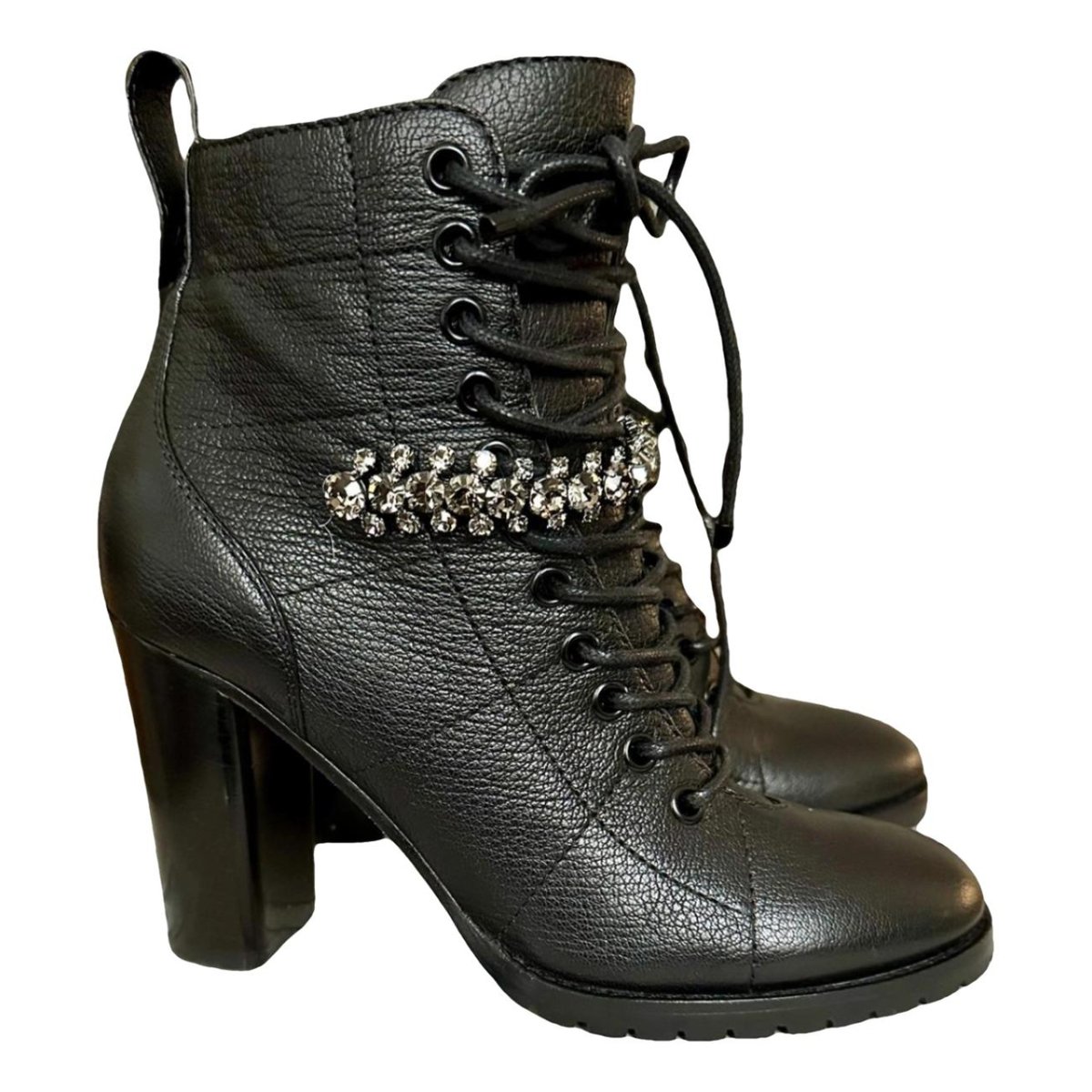 Cruz leather lace up boots