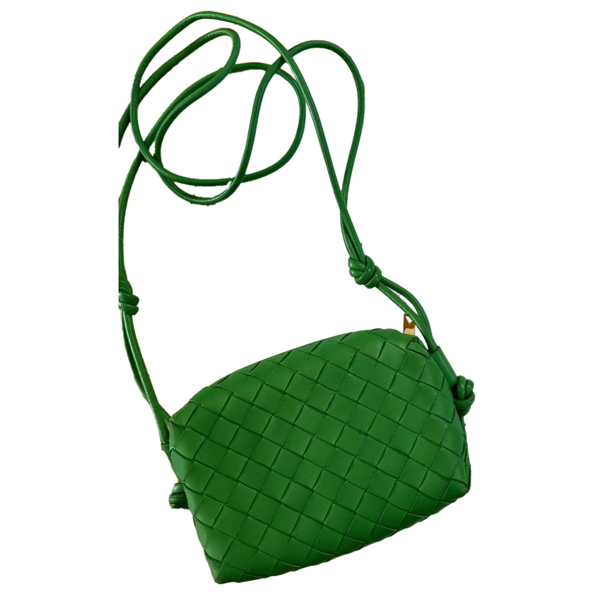 Loop leather crossbody bag