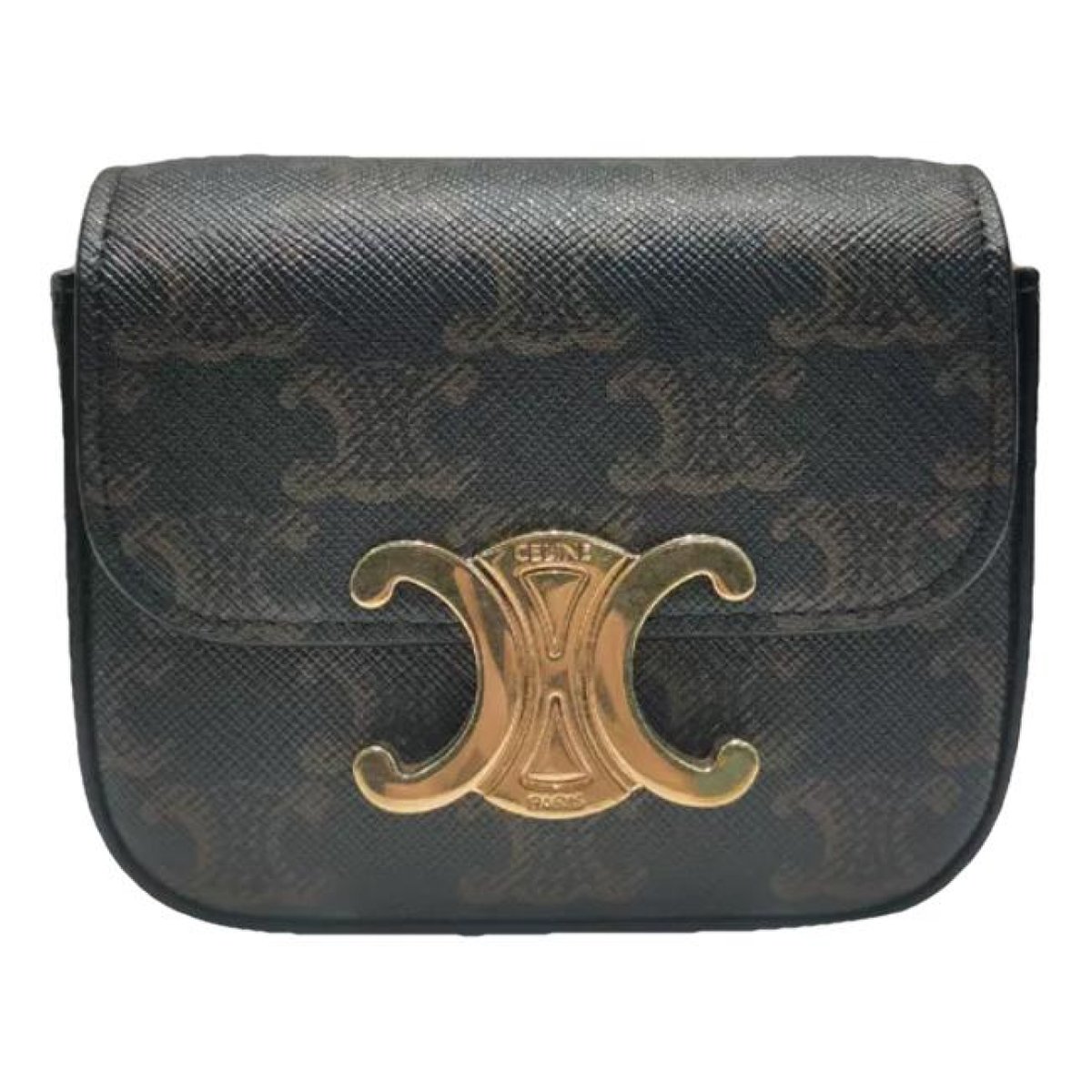 Triomphe leather handbag