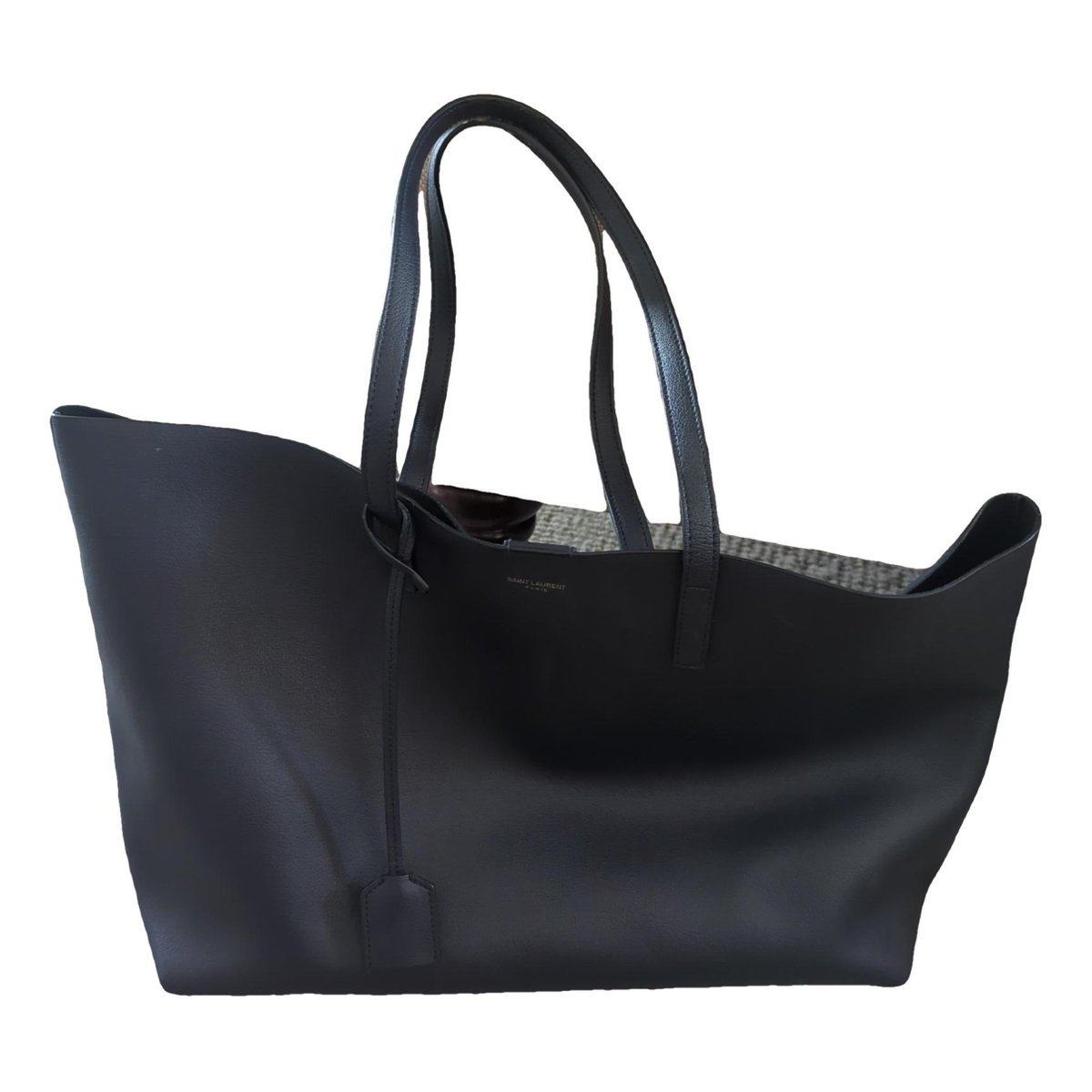 Shopping leather tote