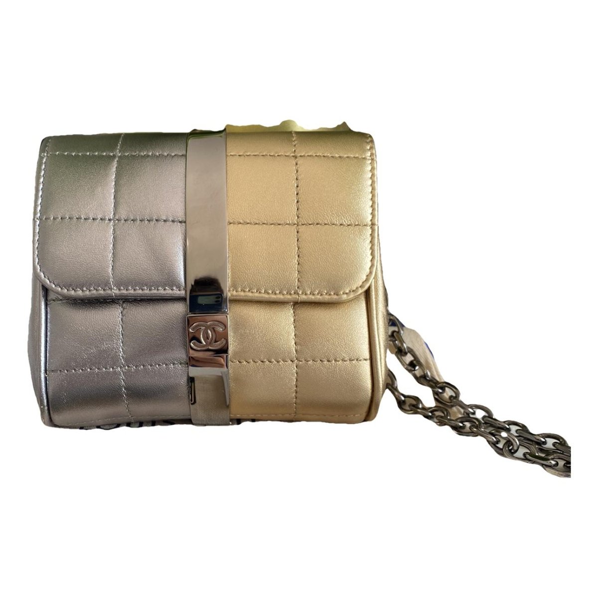 Trendy CC Top Handle leather handbag