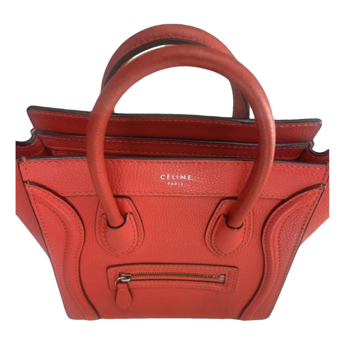Nano Luggage leather handbag