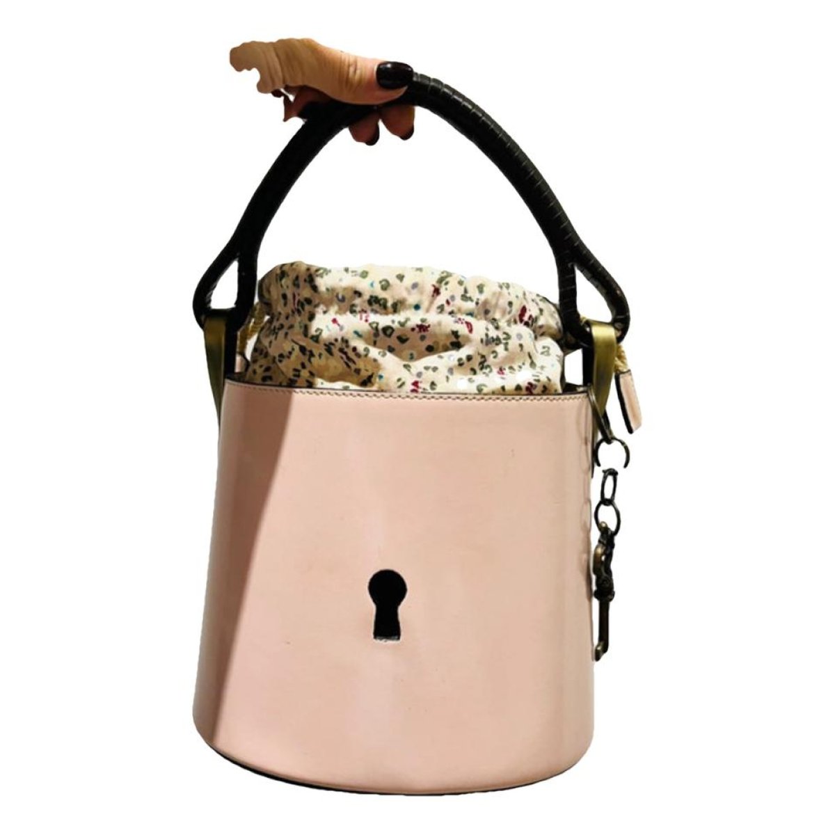 Pagodon leather handbag