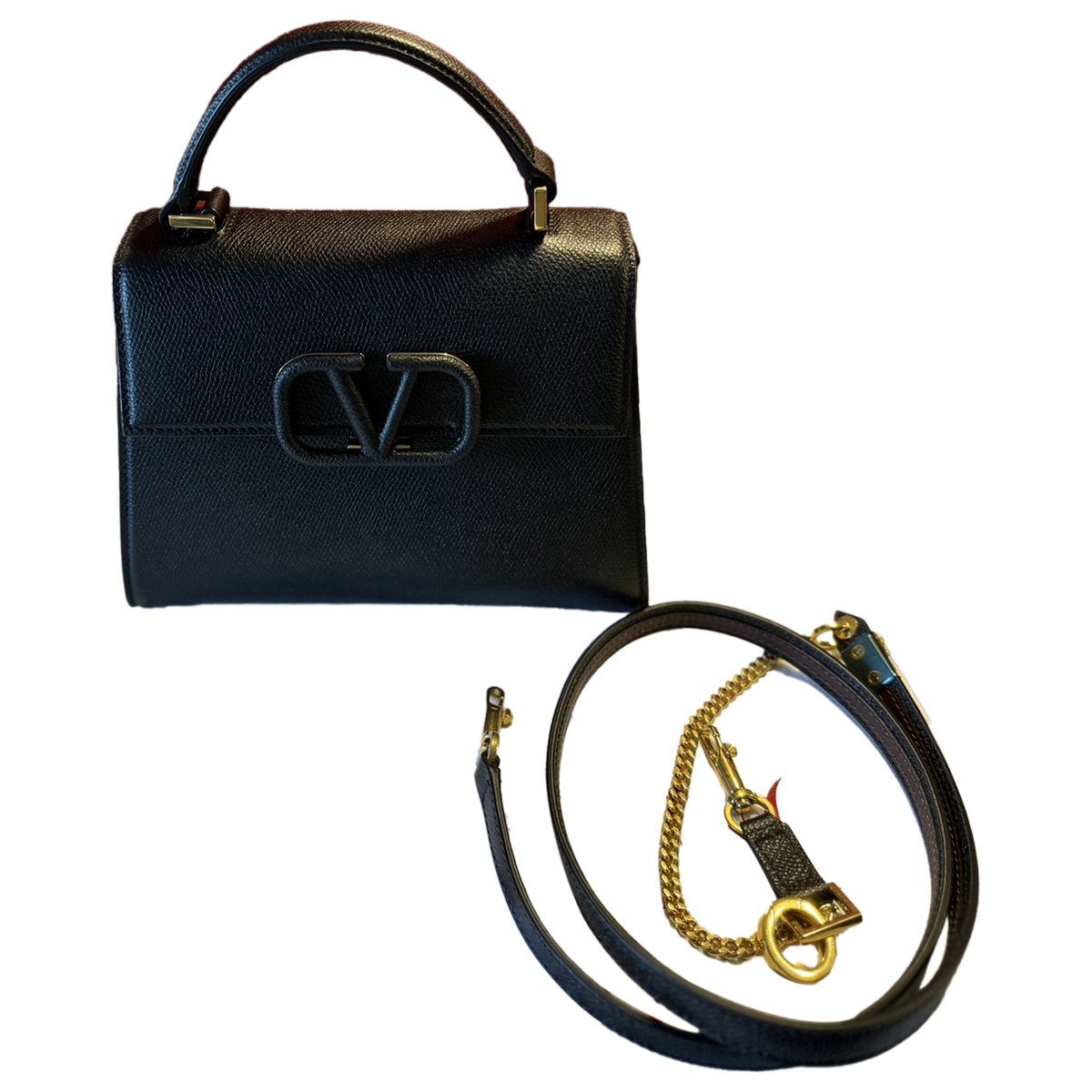 Vsling Top Handle leather handbag