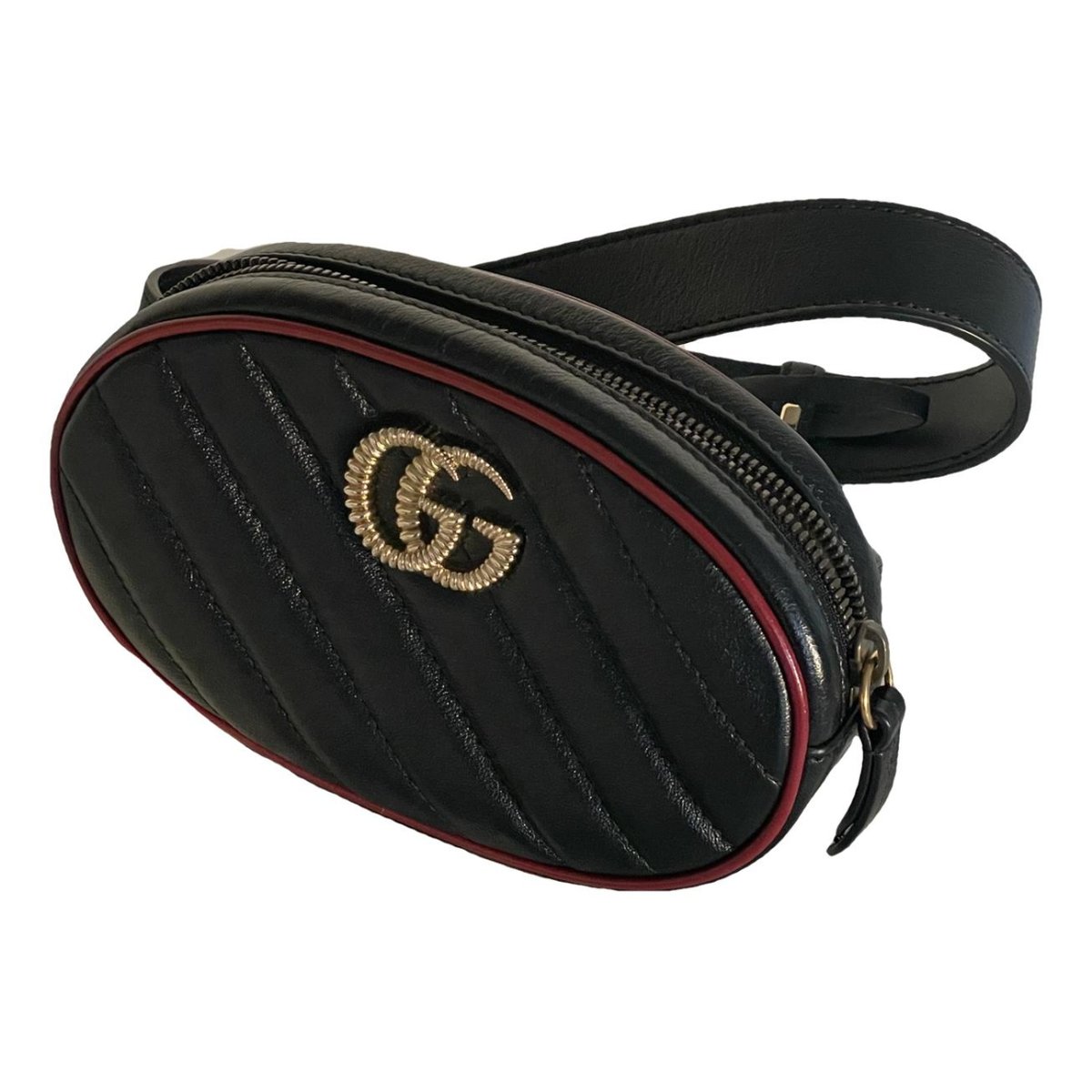 GG Marmont Oval leather handbag