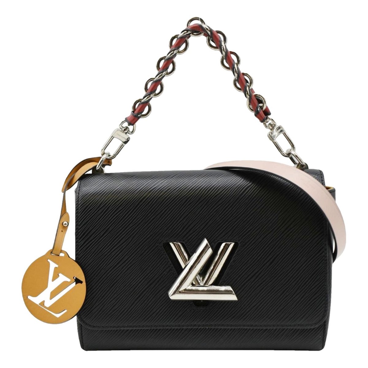 Twist leather handbag