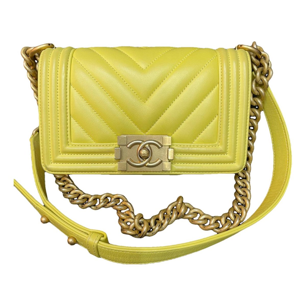 Boy leather crossbody bag