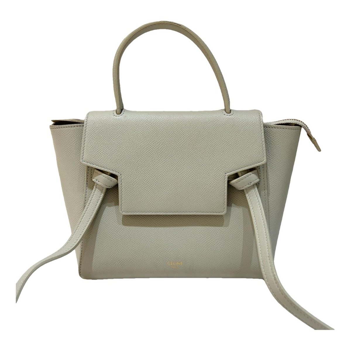 Belt leather handbag