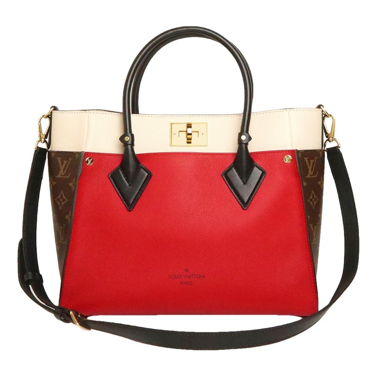 On My Side leather handbag