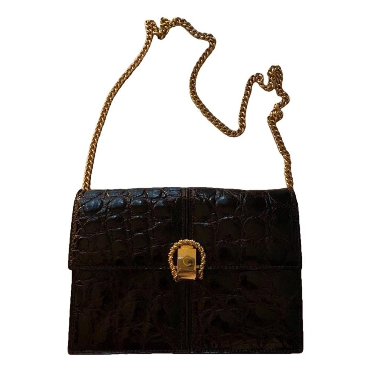 Diamond Clutch leather bag