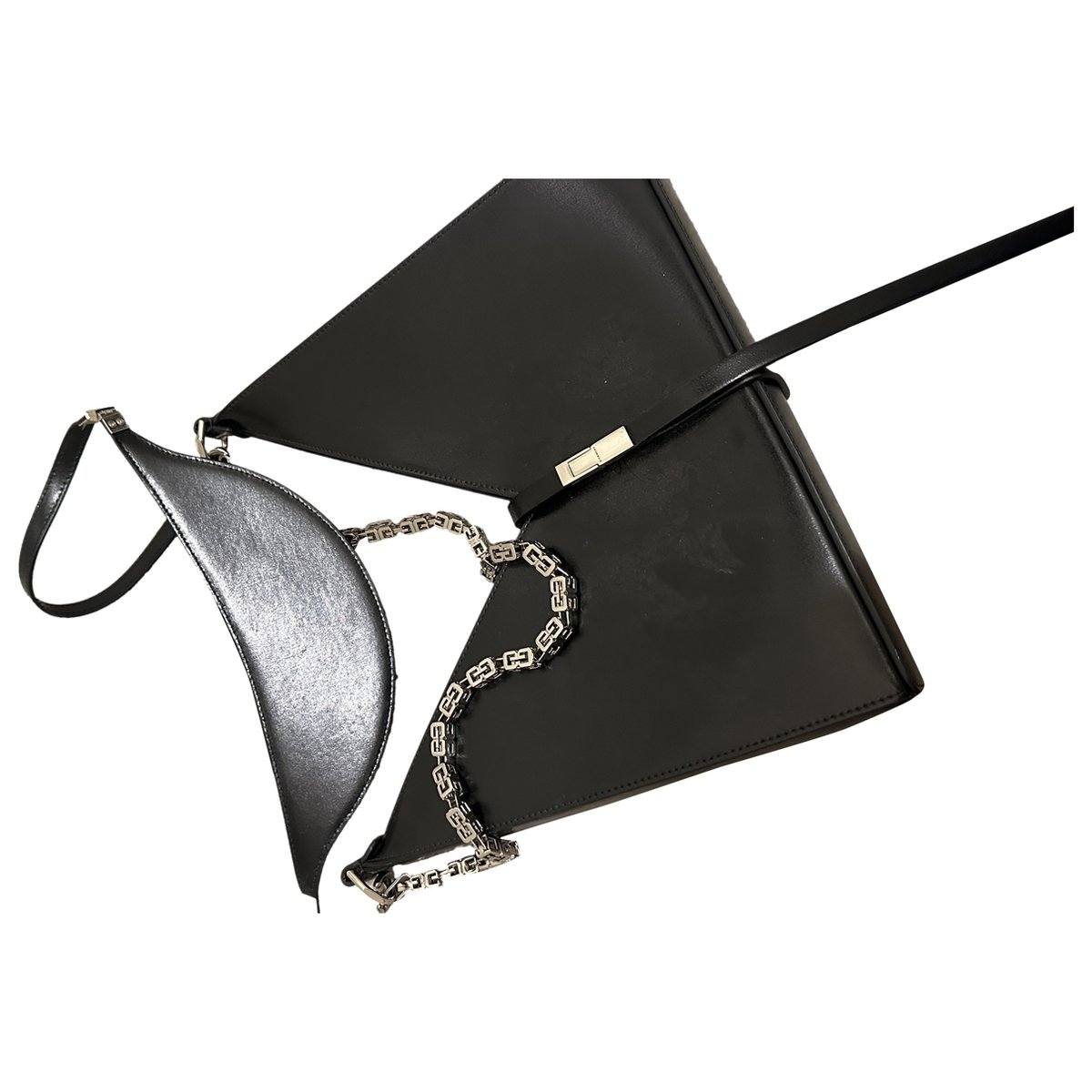 Cut Out leather handbag