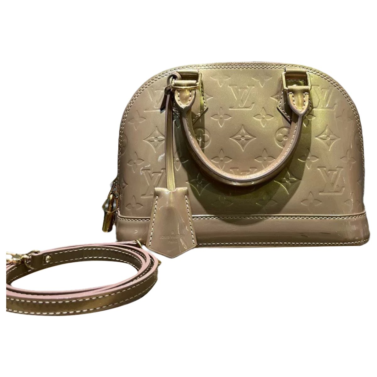 Alma BB patent leather handbag